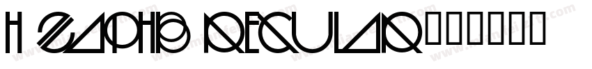 H ZAPHB Regular字体转换
